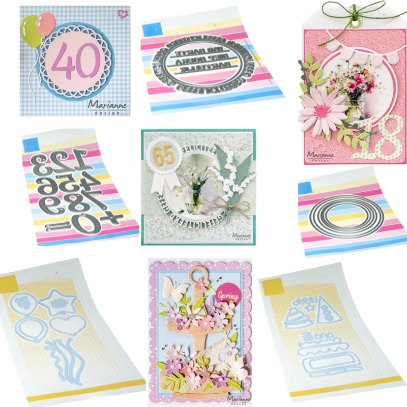 Candle Sachet - Globos de varias formas troqueles de