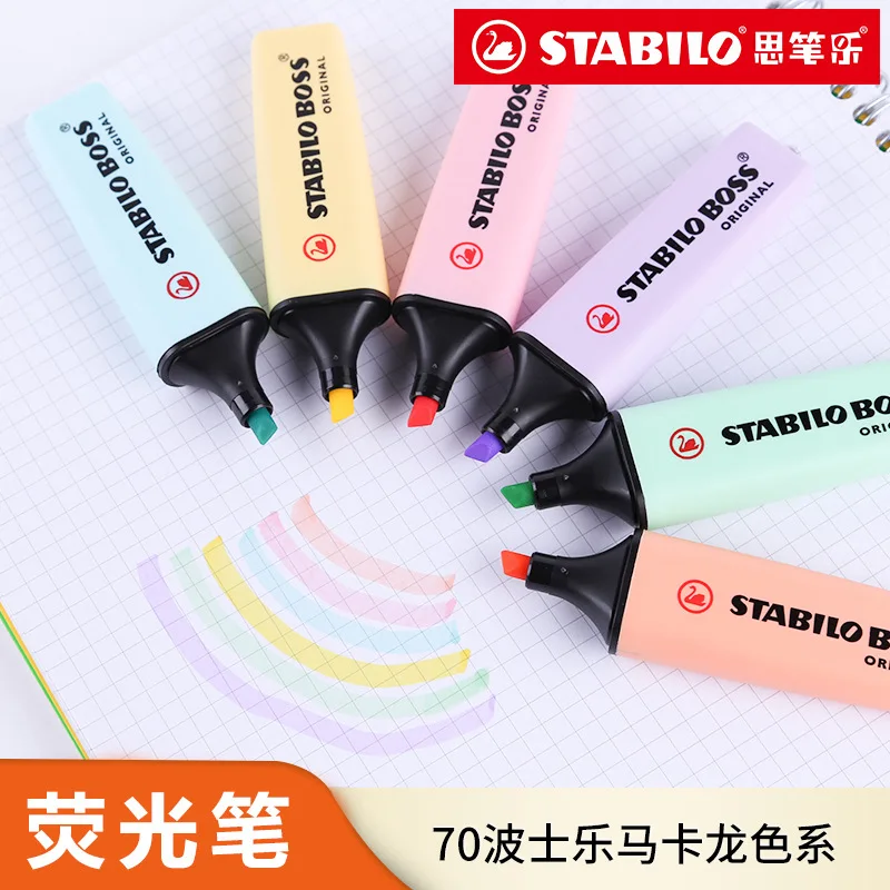 6 colores STABILO BOSS Macaron - Stabilo Marker Boss reseña y precio