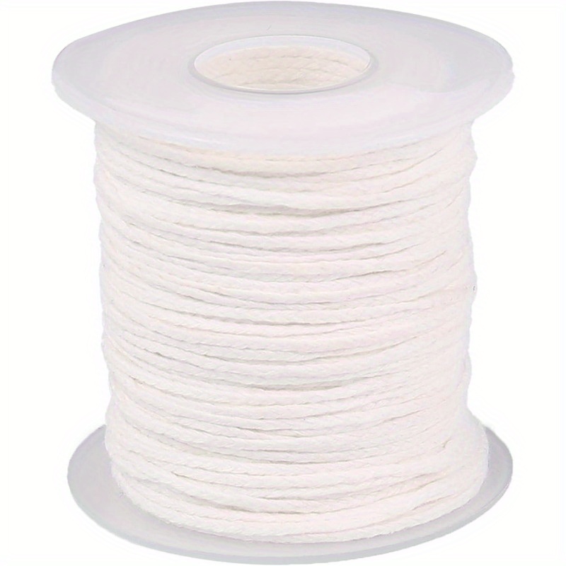 Mecha de vela blanca de 61 met - Candle Wax Scale reseña y precio