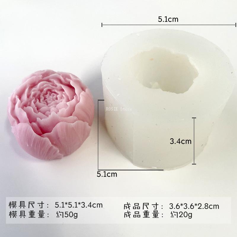 Molde de silicona de flor de p - Candle Making Supplies For Beginners reseña y precio